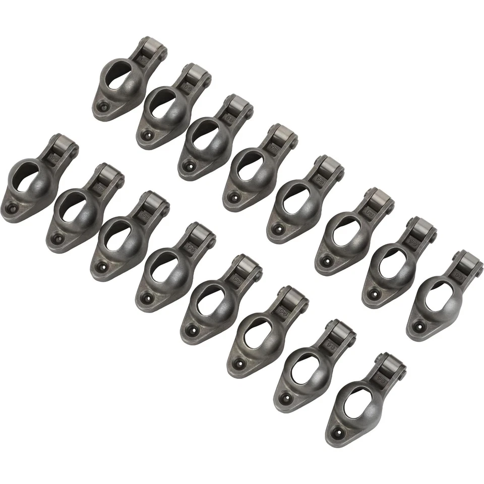 Brazos basculantes punta rodillo deportivo Chevy SBC 350 bloque pequeño relación 1,6:1 perno 7/16 Foto 2 de 4