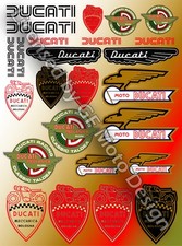 Cafe Racer Ducati Meccanica vecchie decalcomanie adesive retrò set 1000 Sport