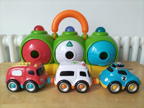 ELC Whizz World Emergency Services Vehicles & Garages - Sounds & Lights