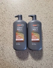 2 Dove Men + Care Antibacterial Skin Defense Body & Face Wash 30 Oz Ea Exp 12/26