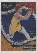 2020-21 Panini Select Courtside Red White Orange Shimmer Prizm Nico Mannion 6o3