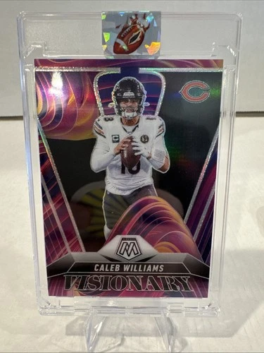 2025 Panini Mosaic # 4 CALEB WILLIAMS Visionary Case Hit SSP Chicago Bears