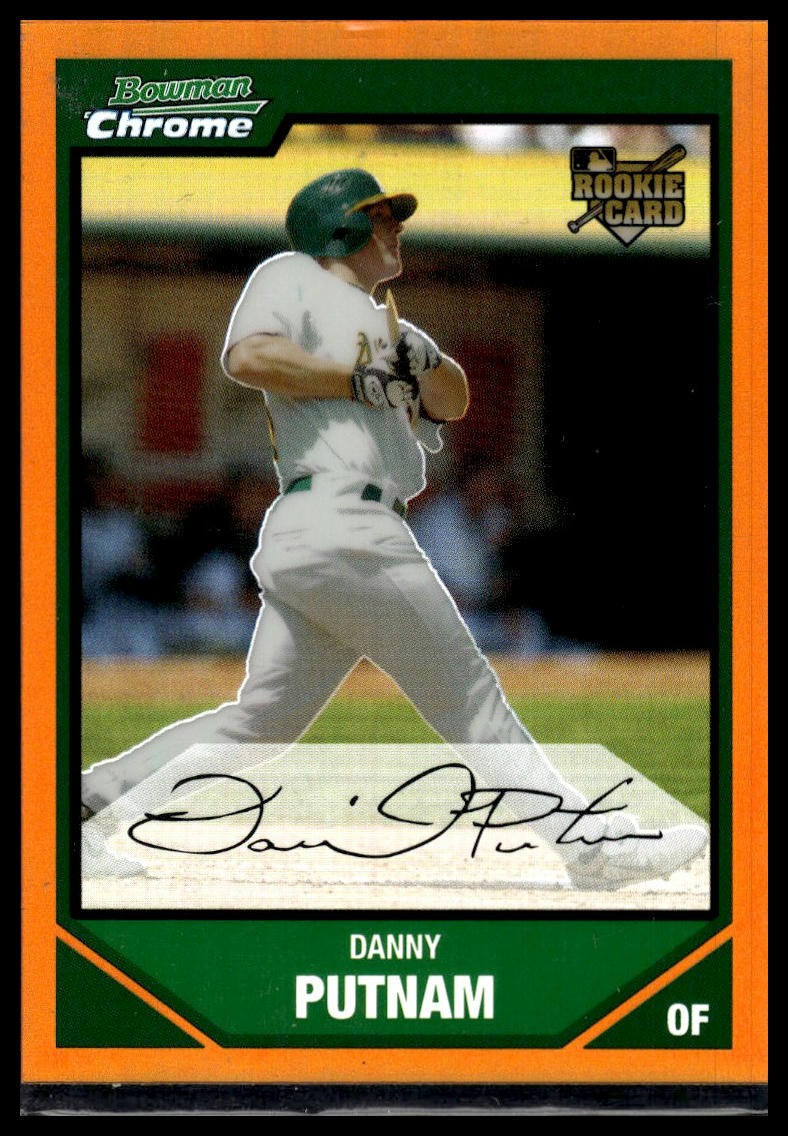 2007 Bowman Draft Picks & Prospects #BDP19 Danny Putnam Orange Refractors /25 RC