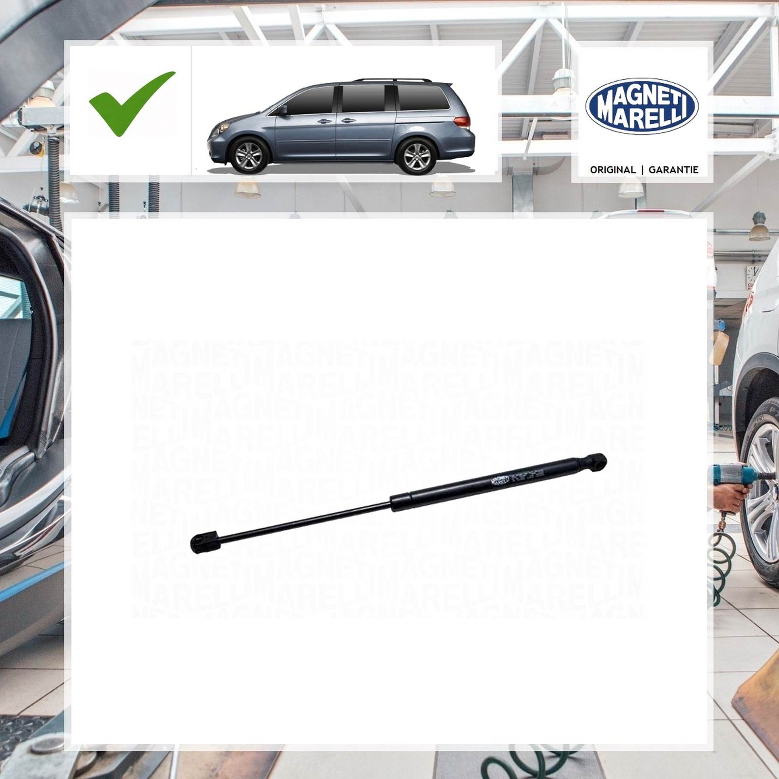 Gasfeder, Koffer-/Laderaum Magneti Marelli 430719072900 für Ford