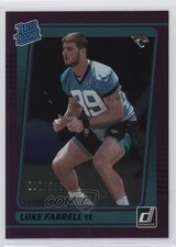 2021 Panini Donruss Rated Rookie Season Stat Line 97/500 Luke Farrell #307 0lj0