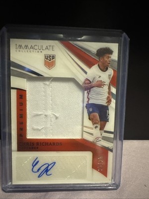 2021 Panini Immaculate Collection - Premium Swatch Autographs Chris Richards 