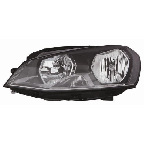Rechter Scheinwerfer Volkswagen Golf VII 2012 Parab. Schwarz MIT RH-MOTORMAR-image