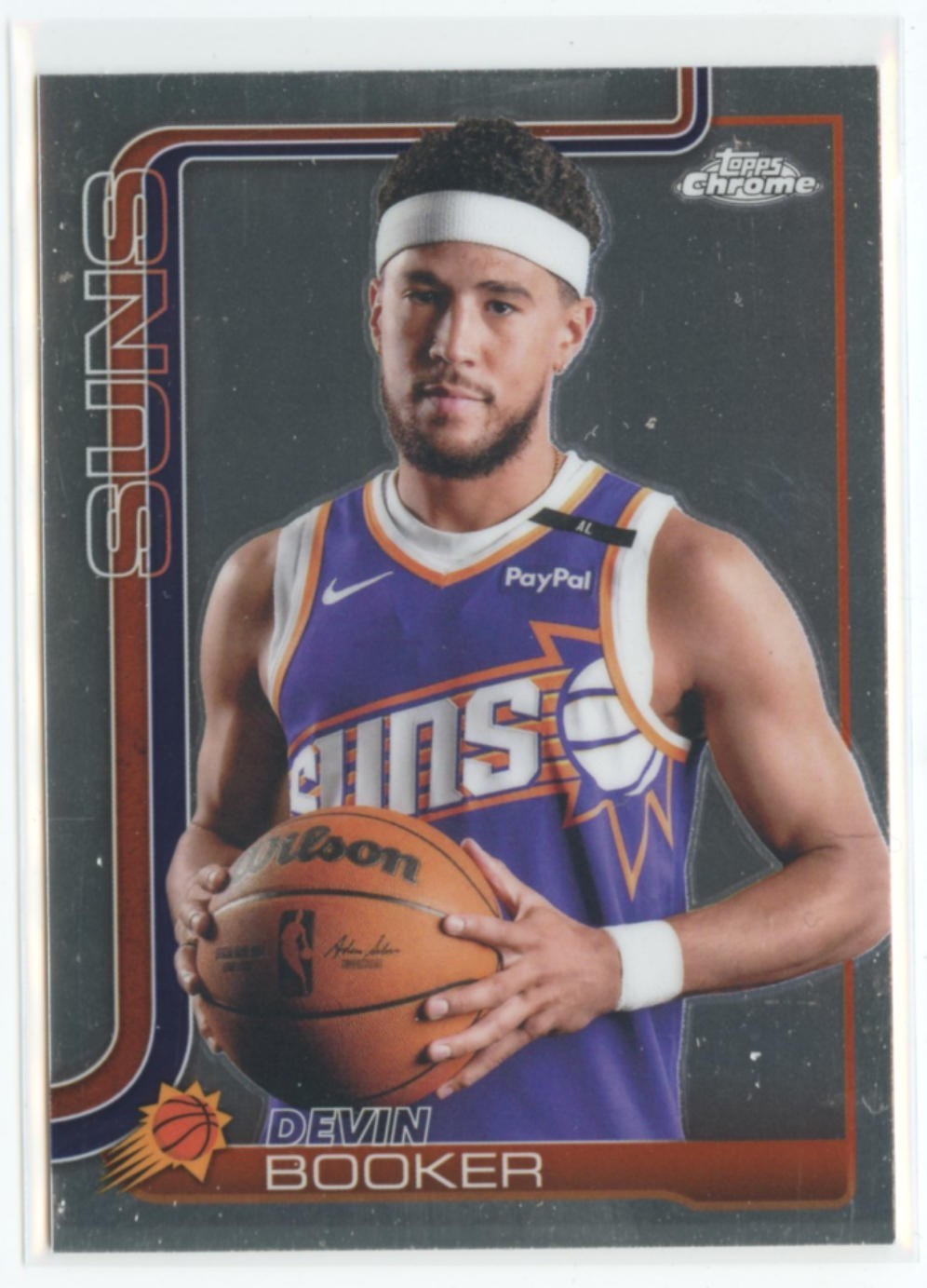 2025-26 Topps Chrome Devin Booker Basketball Image Variation SSP #195 Suns