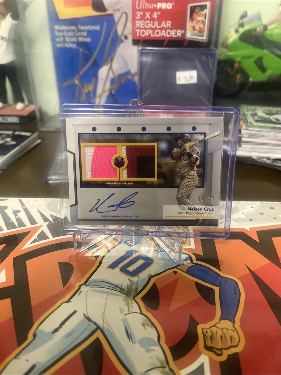 2024 Topps Museum Collection - Nelson Cruz Dual Patch Auto /20