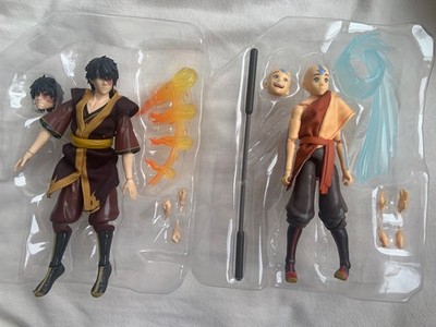 2 pk. Nickelodeon Avatar The Last Airbender Zuko & Aang 5  Figures 2025 