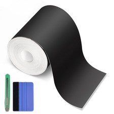Arespark Matte Black Vinyl Wrap Self-adhesive 4in X 30ft