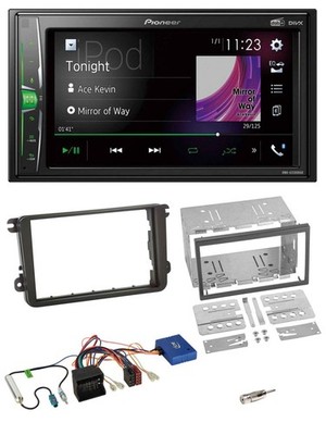 Pioneer 2DIN CAN-Bus DAB USB Bluetooth Autoradio für Skoda Fabia Octavia Rapid 2