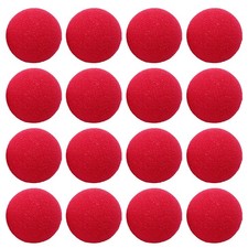 80 Pcs Red Sponge Clown Nose Funny Stage Performance Props Make Up Clown Nose