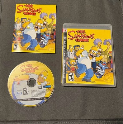 The Simpsons Game - PlayStation 3 (PS3) Complete with Manual - No Poster