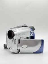 Canon DC210 DVD Camcorder Silver 35x Optical Zoom TESTED WORKING