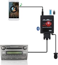 Bluetooth Car Kit, Car Audio USB AUX Input Adapter Built-in Bluetooth 5.0 for...