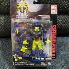 Transformers Titans Return Gatorface & Krok Decepticon Action Figure 2016 - NEW