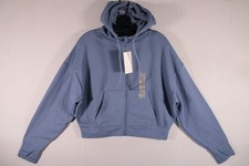 All in Motion Women  s Full Zip Hoodie Blue Size M Long Sleeve Thumbholes NWT