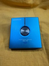 KENWOOD DMC-T55 PORTABLE MD PLAYER CLEAR DIGITAL AMPLIFIER MDLP Blue DC1.2/1.5V