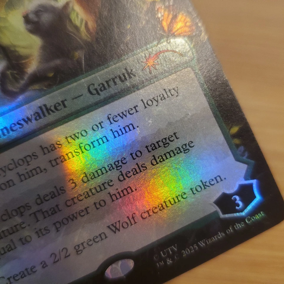 1x Recyclops, Eco-friendly - Garruk Relentless Secret Lair 2169 Foil MTG LP Pics - Image 4 of 4