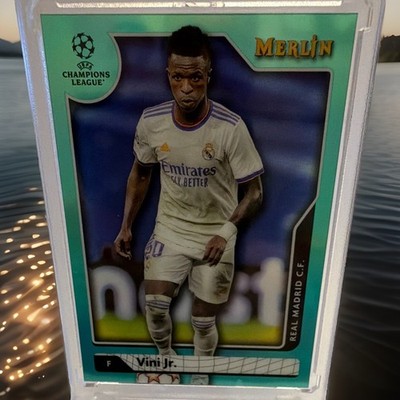 Topps 2021-22 Merlin Chrome Vinicius Junior Real Madrid #125 Aqua 105 /199🇧🇷