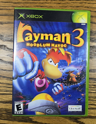 Ubisoft Rayman 3: Hoodlum Havoc Xbox 2003 NTSC-U/C E w/ Manual & Case