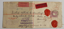 Judaica Verlag Alexander Ehrlich Berlin Wertbrief R-Brief Hongkong China v. 1921