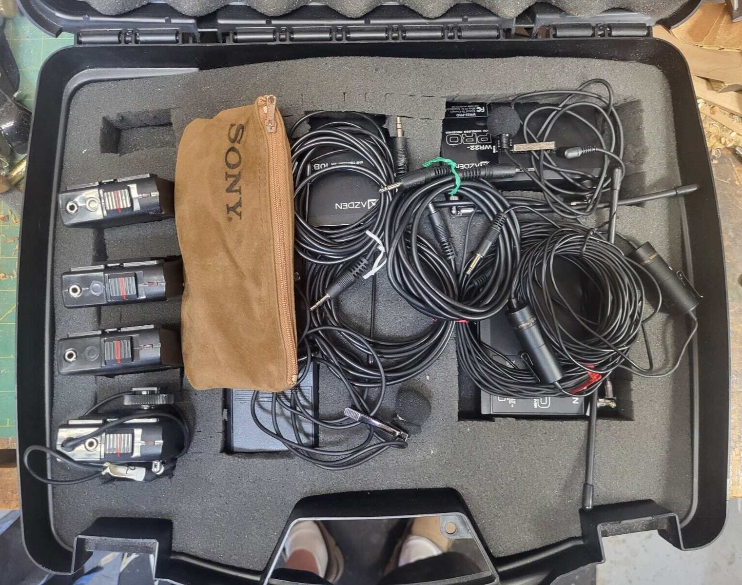 Azden wireless audio equipment
