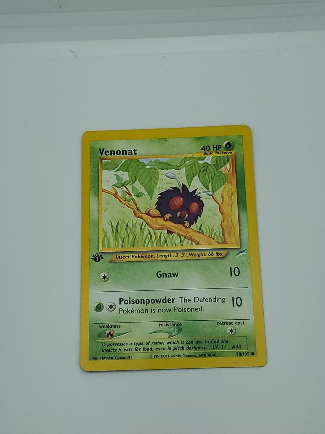 VENONAT 90/105 - 1ST EDITION - Neo Destiny - VINTAGE WOTC Pokemon Card - NM/M