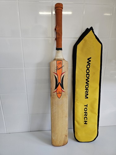 Woodworm Torch Premier Cricket Bat "THE FLAME" FREDDIE FLINTOFF - 第 7/21 張圖片