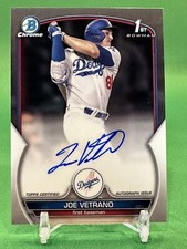 2023 Bowman Draft Prospect Autographs Joe Vetrano RC Auto Los Angeles Dodgers 🔵