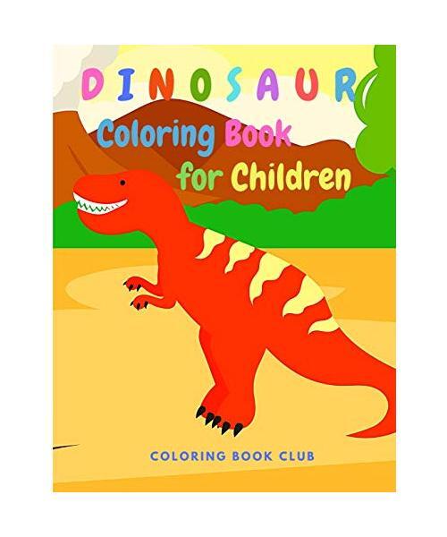 Dinosaur Coloring Book for Children Great Gift for Boys and Girls