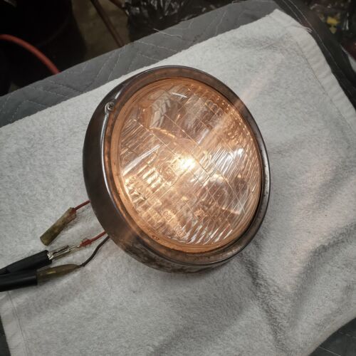 Kawasaki 1972-76 H1 500 Mach III OEM Original Stanley Headlamp & Housing Tested - Picture 4 of 14