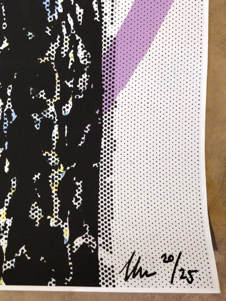 Chris Boyle Reino Unido edición limitada firmado arte fuera de servicio (sin impresión) RARO Kurt Cobain 🎸 Nirvana Foto 2 de 4