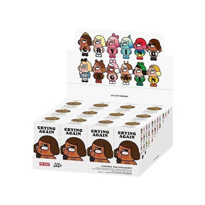 【未開封】CRYBABY Crying Again シリーズ 2点set POPMART Crybaby Crying Again Series Blind Box Figure Full