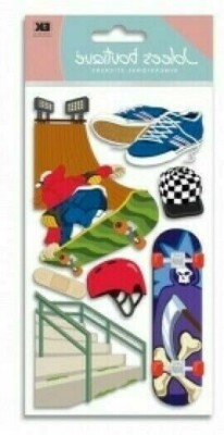 Skating Ramp Sticker SKATEBOARD Ramp Skate park Helmet Board Rails Skateboarding Jolee's ...