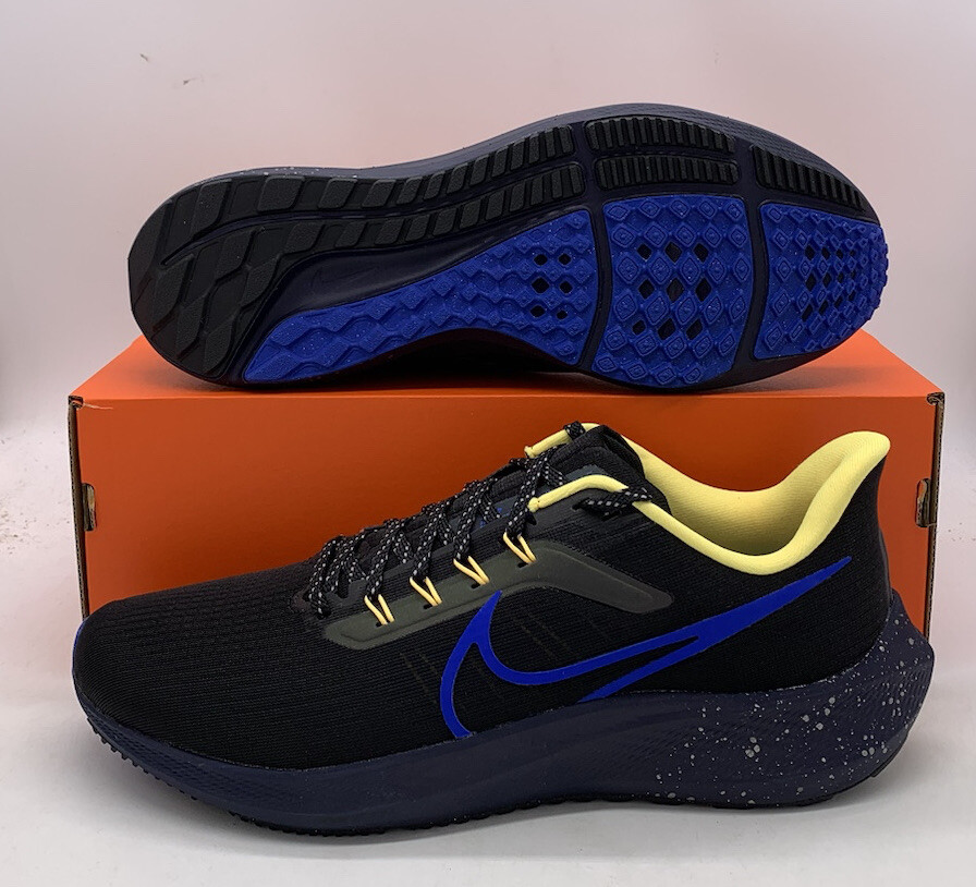 Кроссовки для бега Nike Air Zoom Pegasus 39 черные синие DZ4846-001 мужские размер