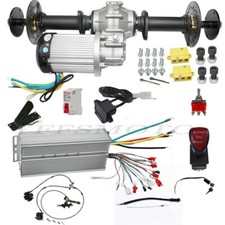 32'' Differential Rear Axle Kits 60V 2500W Motor Brake Caliper for ATV Quad Golf