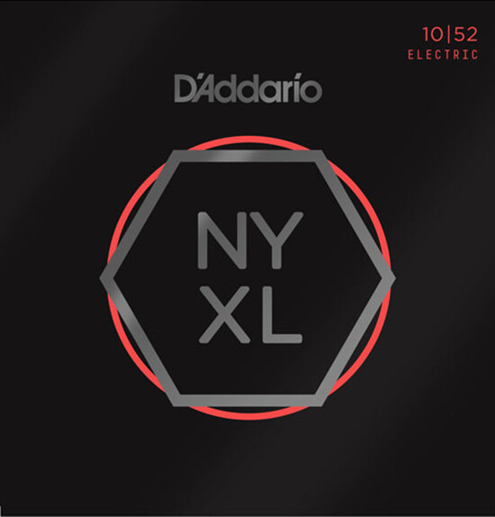 D'Addario NYXL1052 Nickel Wound Electric Guitar Strings, 10-52