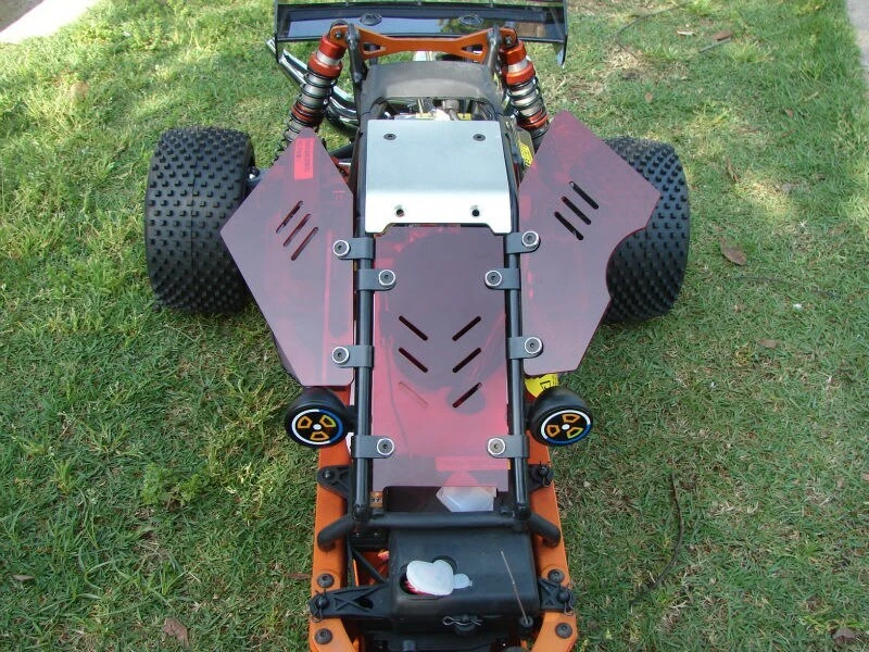 Windshield Dust Cover Set for 15 Scale HPI ROVAN KM Baja 5B RC Car - Image 2 of 4