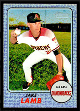 2017 Topps Heritage Jake Lamb Chrome Purple Refractor #THC-464