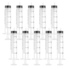 Wiederverwendbare 20ML Spritze Kunststoff mit Kalibrierung, 10 Stück