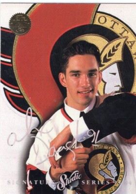 Alexander Daigle 1993 Leaf Studio Gold Signature Series Rookie 9of10