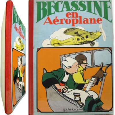 Bécassine im Flugzeug Band 12 1977 Caumery Illustrationen Pinchon