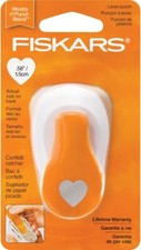 HEART Fiskars Craft Punch Small 124840 NEW love wedding valentine .58 in/1.5 cm