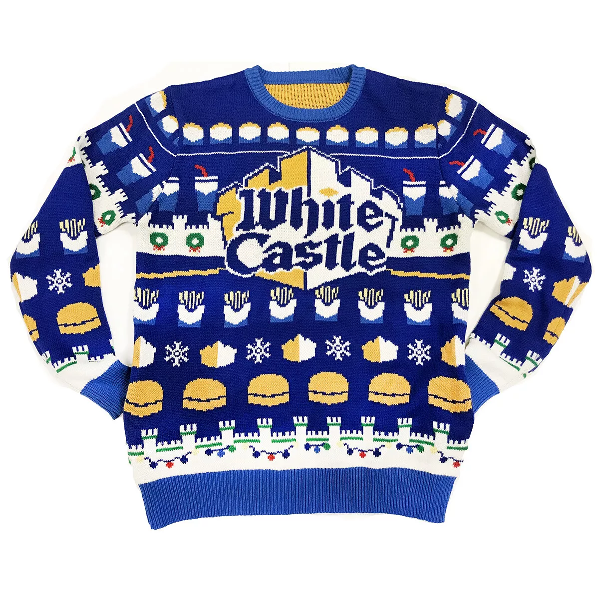 White castle sweatshirt top