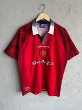 MANCHESTER UNITED 1996-1997 HOME SOCCER JERSEY FOOTBALL SHIRT UMBRO Size L