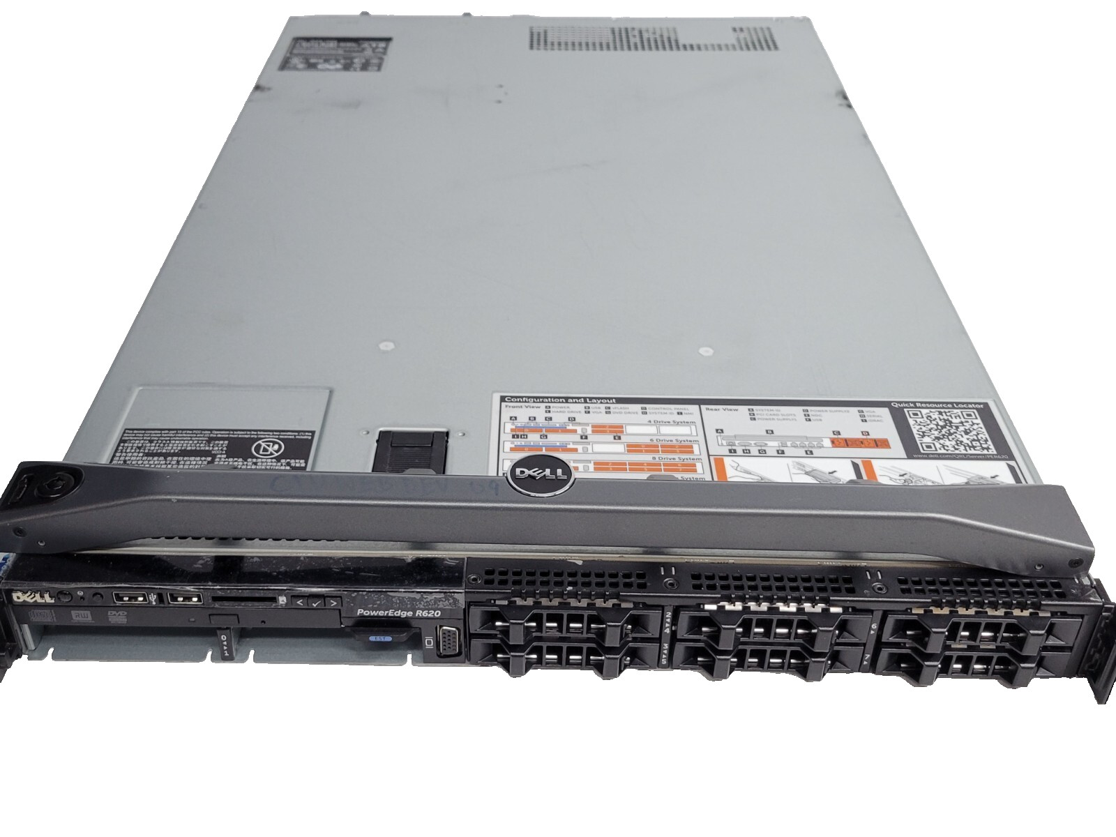 Dell PowerEdge R620 Dual Intel Xeon E5-2650 @2.00GHz 32GB RAM No HDD H710 mini