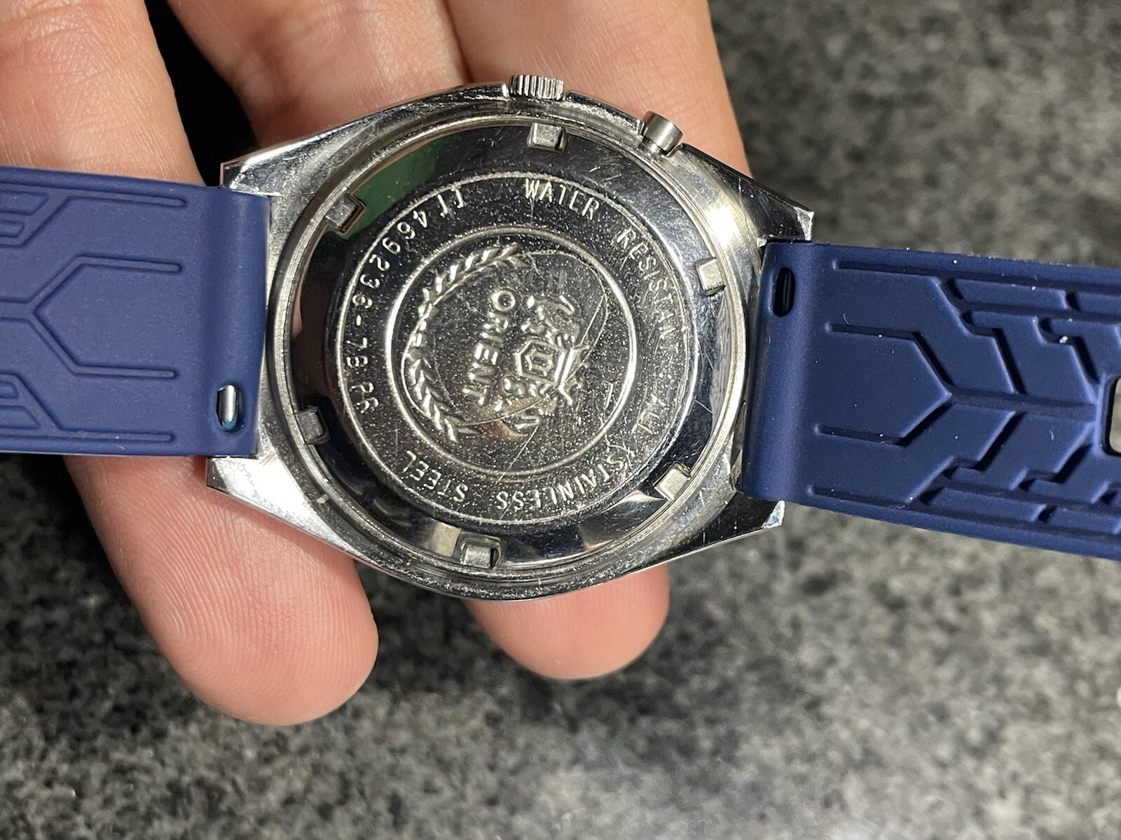 Orient Tristars model Automatic Blue Beautiful NO… - image 5