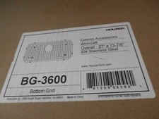 Houzer BG-3600 Wirecraft Bottom Sink Grid  27" x 13-7/8" 304 Stainless Steel